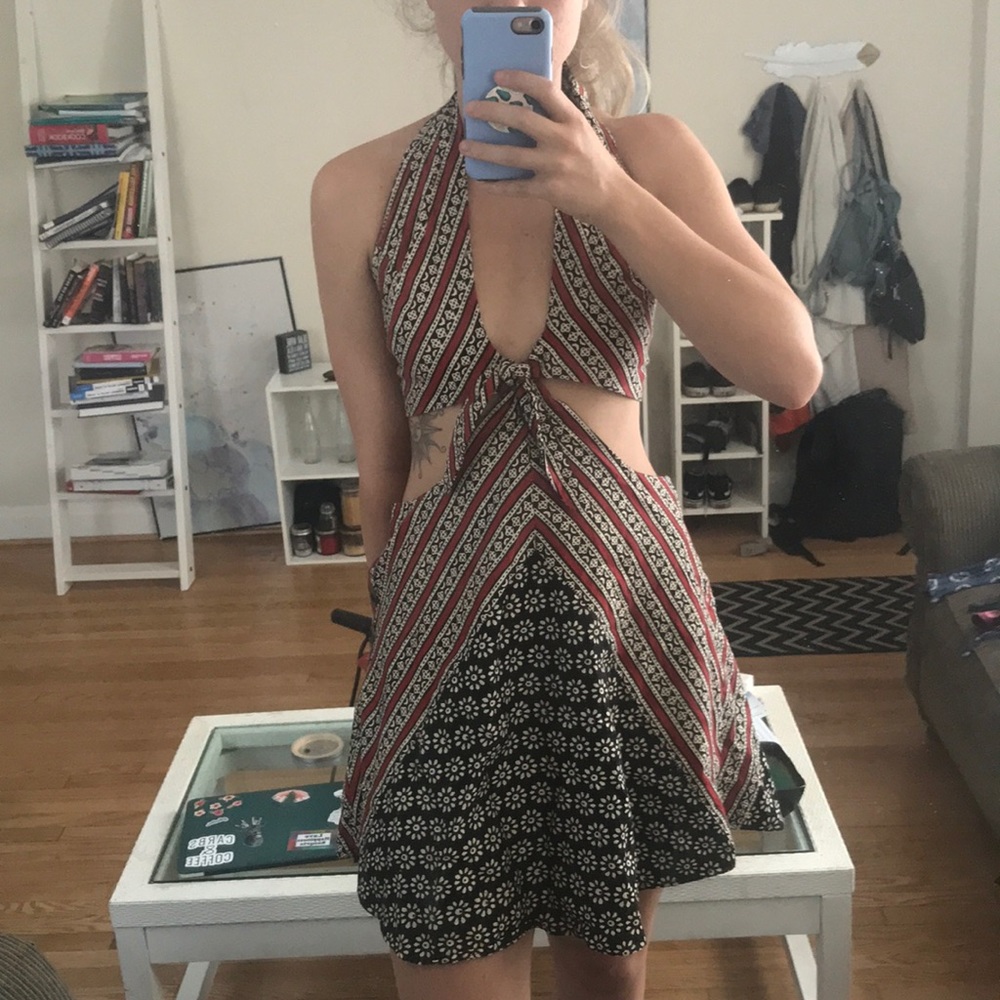 Free People cut out dress